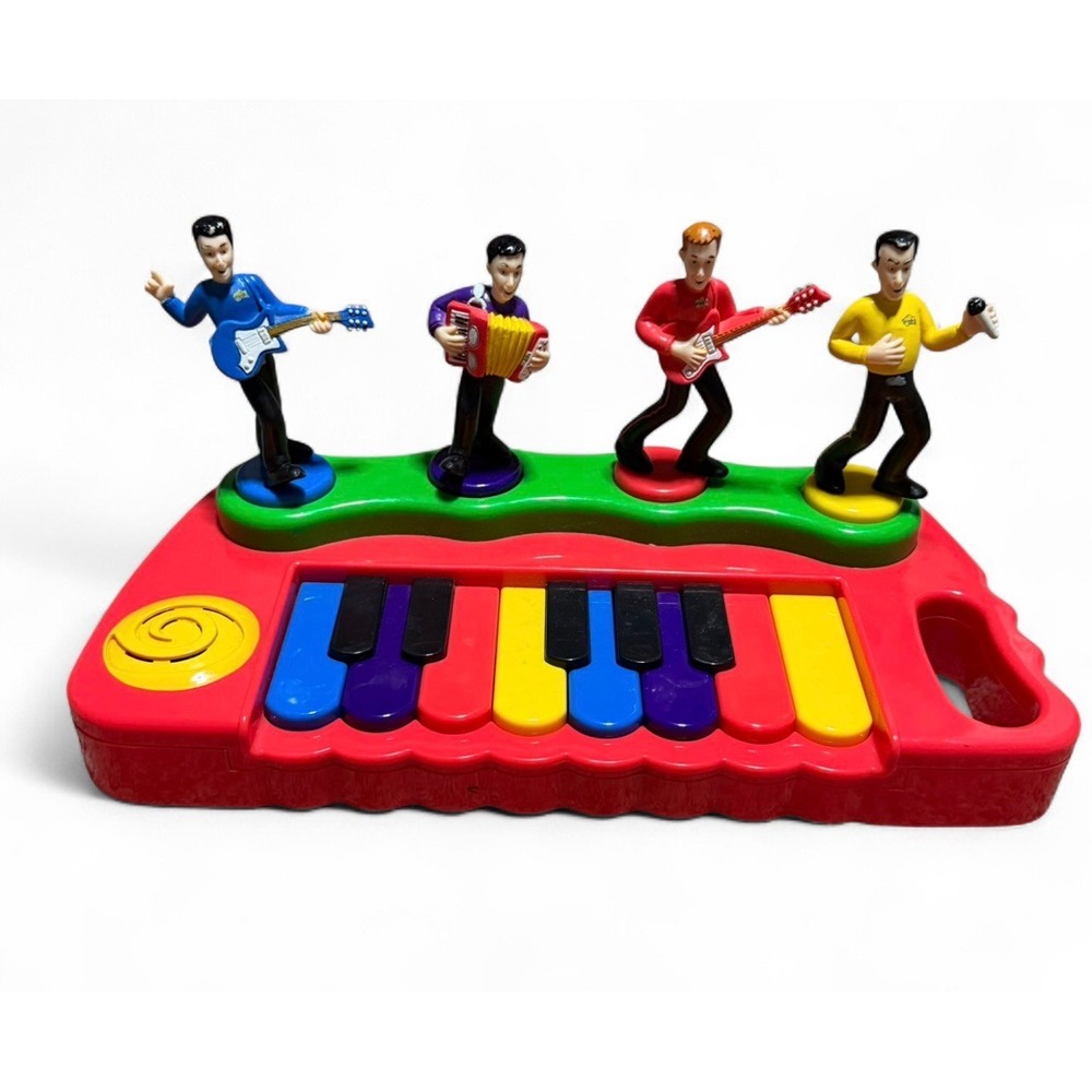 2004 The Wiggles Musical Keyboard Piano Toy Spin Master Works Vintage
